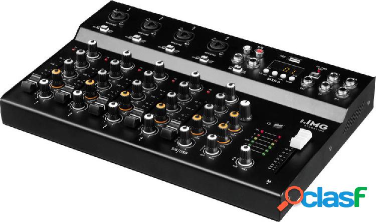IMG StageLine MXR-6 Mixer DJ Numero canali:6 Bluetooth,