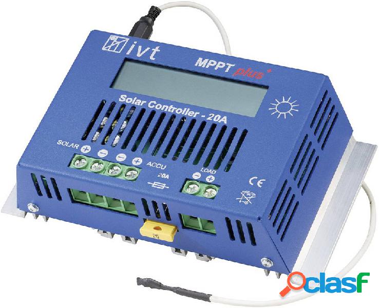 IVT MPPTplus 20A Regolatore di carica MPPT 12 V, 24 V 20 A