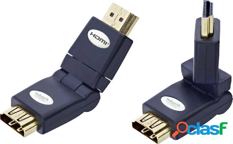 Inakustik 0045217 HDMI Adattatore [1x Spina HDMI - 1x Presa