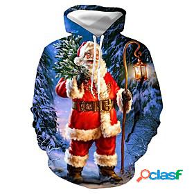 Inspired by Christmas Santa Claus Christmas Trees Hoodie