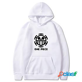 Inspired by One Piece Cosplay Hoodie Anime Polyester /