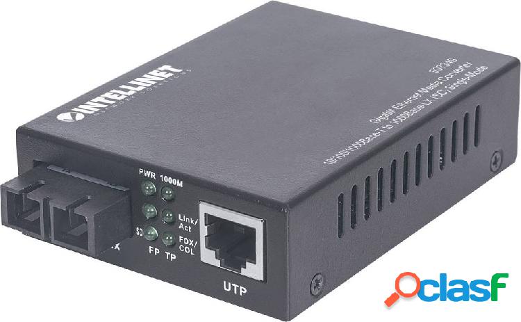 Intellinet 507349 SC Duplex Media converter di rete 1 GBit/s