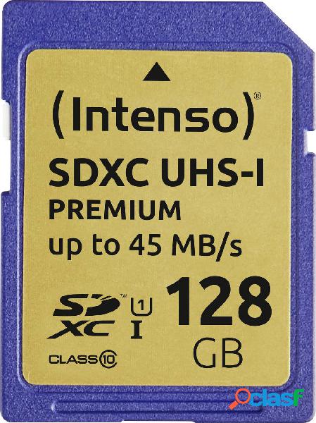 Intenso Premium Scheda SDXC 128 GB Class 10, UHS-I