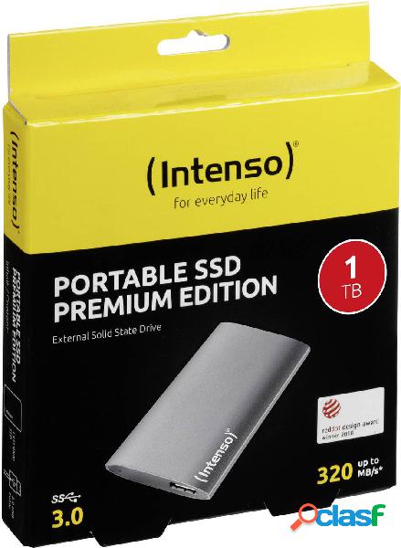 Intenso SSD Premium 1 TB SSD esterno USB 3.2 Gen 1 (USB 3.0)