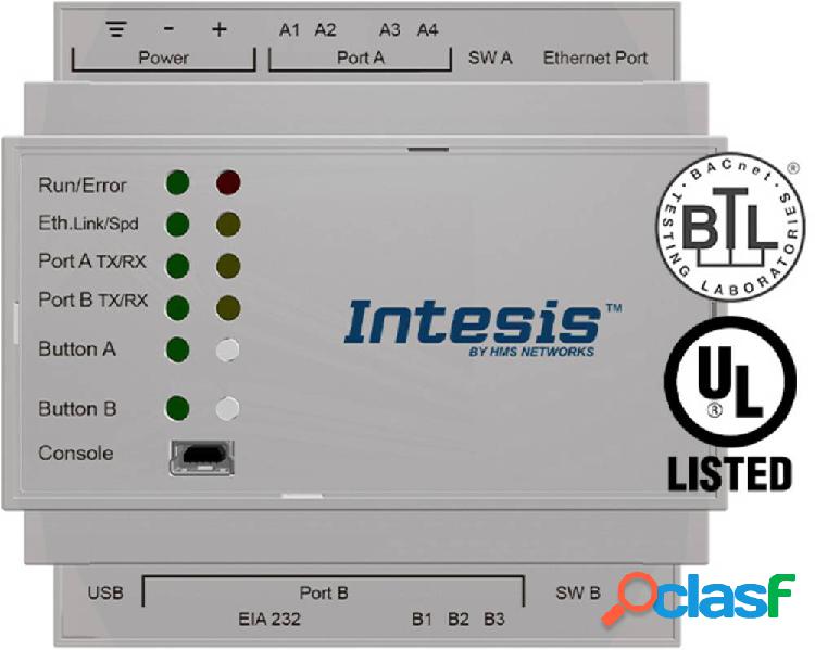 Intesis INMBSBAC1000000 BACnet IP & MS/TP Gateway 1 pz.