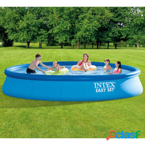Intex Piscina Easy Set con Sistema di Filtro 457x84 cm