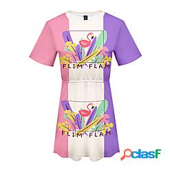 Ispirato da Flim Flam Fenicottero Fenicotteri rosa Vestiti