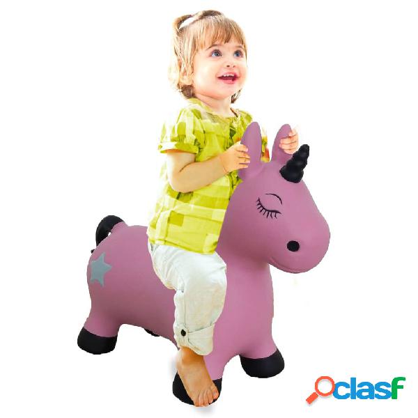 JAMARA Unicorno a Rimbalzo con Pompa Rosa