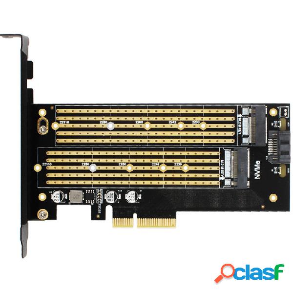 JEYI SK7 M.2 NVMe SSD NGFF TO PCI-E Riser Card X4 Adattatore