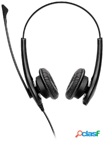 Jabra BIZ 1100 Duo Telefono Cuffie On Ear Stereo Nero