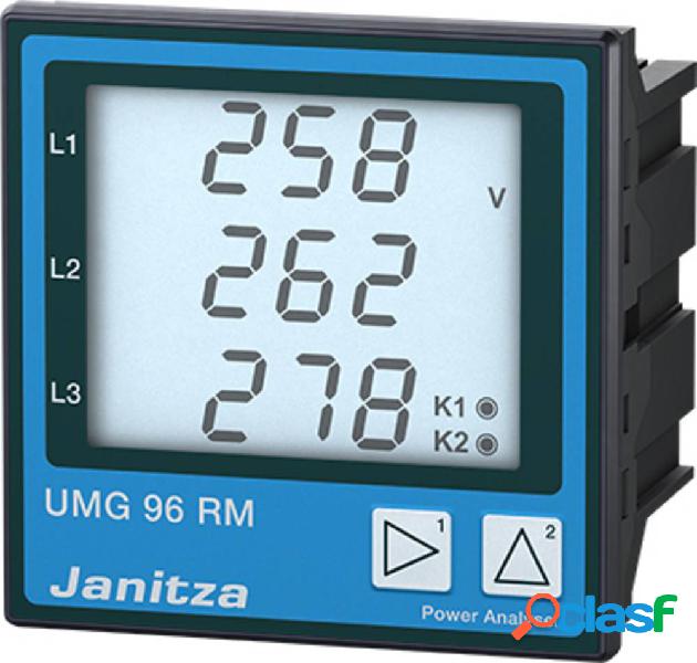 Janitza UMG96RM-E analizzatore di rete, Ethernet, campo di