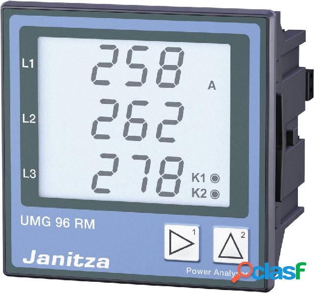 Janitza UMG96RM misuratore universale, RS485 Modbus campo di