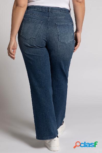 Jeans Mary, taglio della gamba ampio, cintura comoda, denim