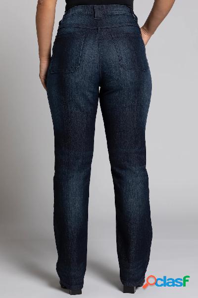 Jeans Mona, worker style, quattro tasche, Donna, Blu,