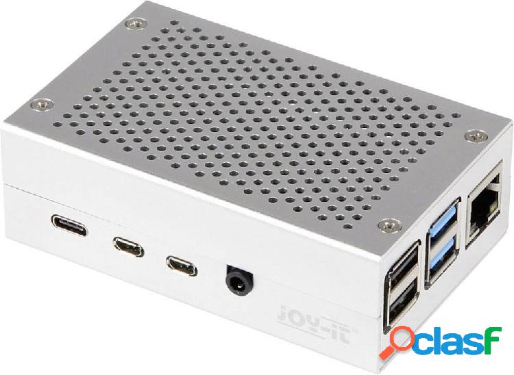 Joy-it Custodia per scheda SBC Raspberry Pi Alluminio