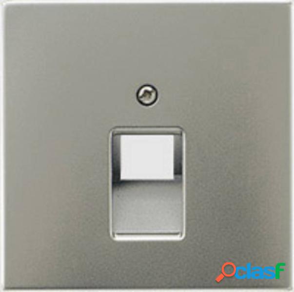 Jung 1 parte Placca di copertura Presa UAE-IAE-ISDN Bianco