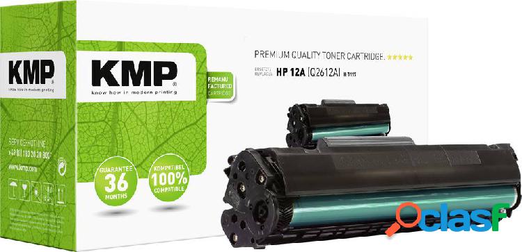 KMP H-T117 Cassetta Toner sostituisce HP 12A Nero 4000