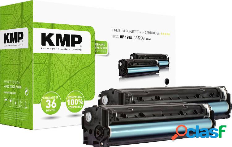 KMP H-T144D Cassetta Toner Conf 2 pz sostituisce HP 128A,