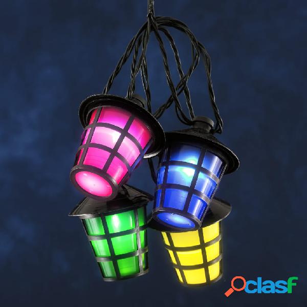 KONSTSMIDE Set Lanterne con 40 Lampadine Multicolori