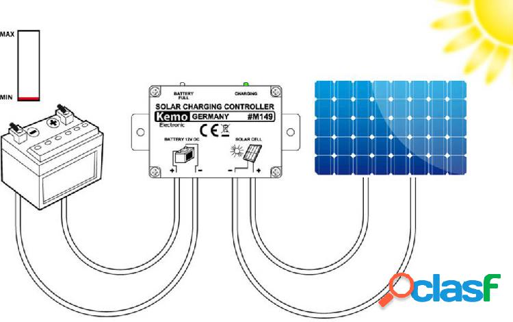 Kemo Charging Controller M149N Regolatore di carica Serie 12