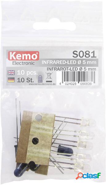 Kemo S081 Assortimento LED 870 nm, 925 nm 5 mm radiale