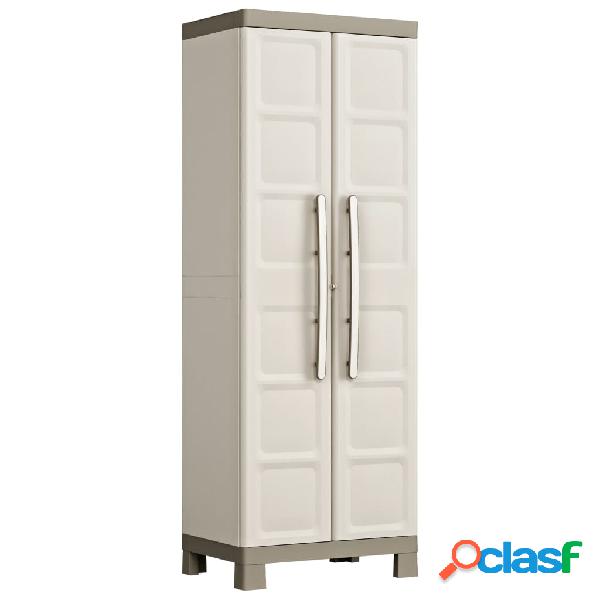 Keter Armadietto con Scaffali Excellence Beige e Talpa 182