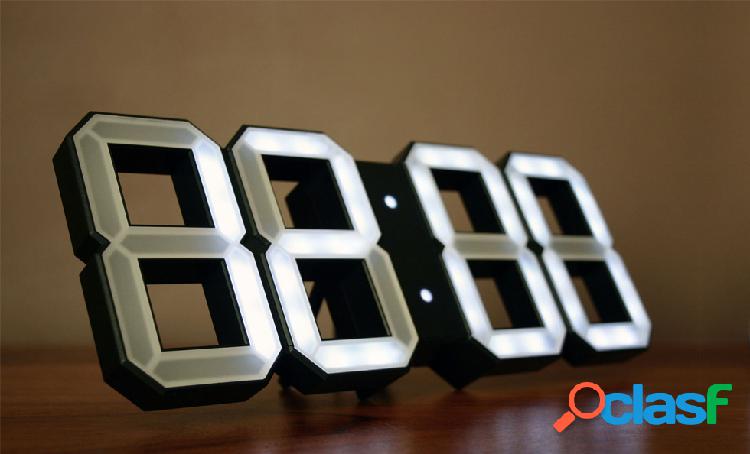 Kibardindesign W&W Clock digital LED orologio