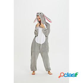Kids Adults Kigurumi Pajamas Nightwear Camouflage Rabbit
