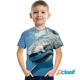 Kids Boys T shirt Tee Short Sleeve 3D Print Graphic Animal