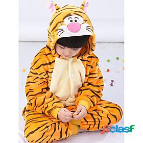Kids Camouflage Kigurumi Pajamas Nightwear Tiger Animal