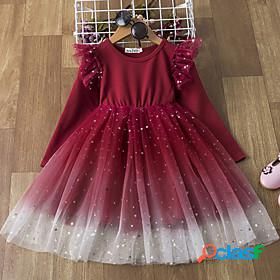 Kids Little Dress Girls Galaxy Graphic Birthday Daily