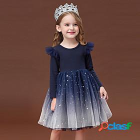 Kids Little Dress Girls Sequin Party Birthday Daily Tulle