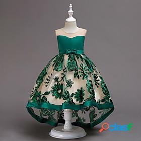 Kids Little Girls Dress Floral Party Wedding A Line Dress