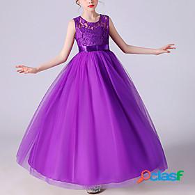 Kids Little Girls Dress Floral Wedding Birthday Party