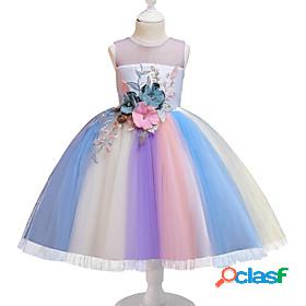 Kids Little Girls Dress Floral colour Special Occasion A