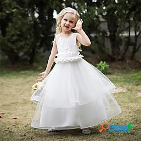 Kids Little Girls Dress Flower Special Occasion Performance