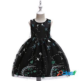 Kids Little Girls Dress Graphic Special Occasion A Line