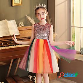 Kids Little Girls Dress Sequin Special Occasion Performance