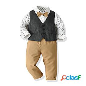 Kids Toddler Boys Suit Blazer Clothing Set Childrens Day