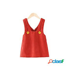 Kids Toddler Little Girls' Dress Plain Daily Tank Dress