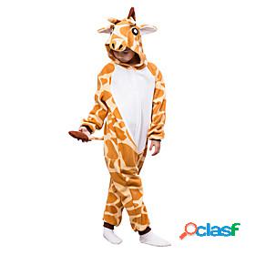 Kigurumi Pajamas Kids Giraffe Onesie Pajamas Polar Fleece
