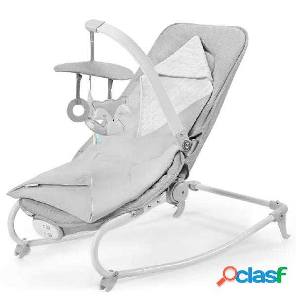 Kinderkraft Culla Sdraietta FELIO 3 in 1 Grigio Pietra