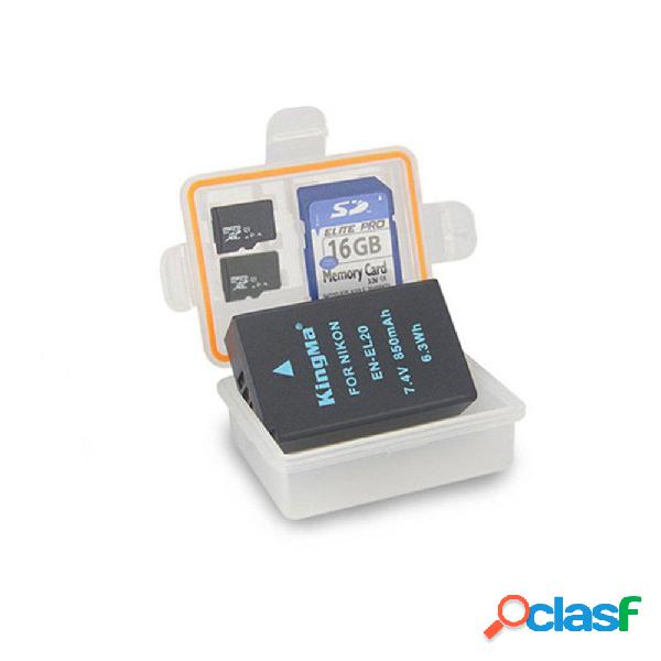 KingMa Batteria Custodia protettiva Scatola Custodia