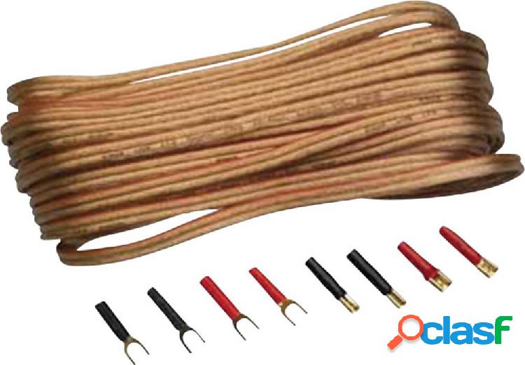 Kit cavi per altoparlanti HiFi per auto 2 x 2.5 mm² 10.00 m