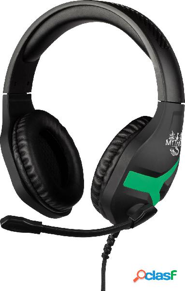 Konix NEMESIS Gaming Cuffie On Ear Stereo Nero/Verde