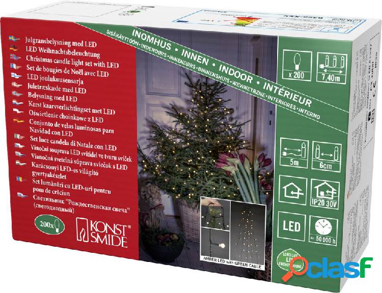 Konstsmide 6368-820 Mantello di luci LED per albero interno