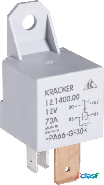 Kräcker 12.1400.00 Relè per auto 12 V/DC 70 A 1 NA