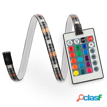Ksix ColorLED RGB LED Strips with Remote Control for TV -