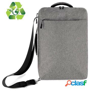 Ksix Eco Laptop Backpack / Shoulder Bag - Grey