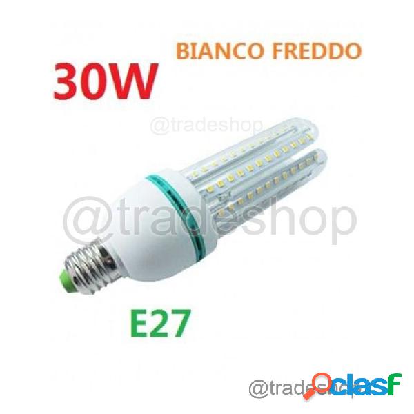 LAMPADA LAMPADINA LED 30W LUCE FREDDA BASSO CONSUMO E27